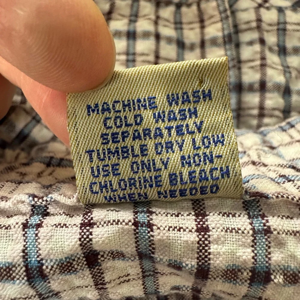 Vintage 90s Y2K American Eagle Mini Plaid Button Skirt Size 10 - Picture 5 of 5